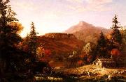 Thomas Cole The Hunter's Return oil painting on canvas